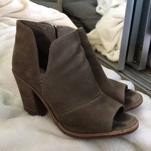 Vince Camuto Peep Toe Booties